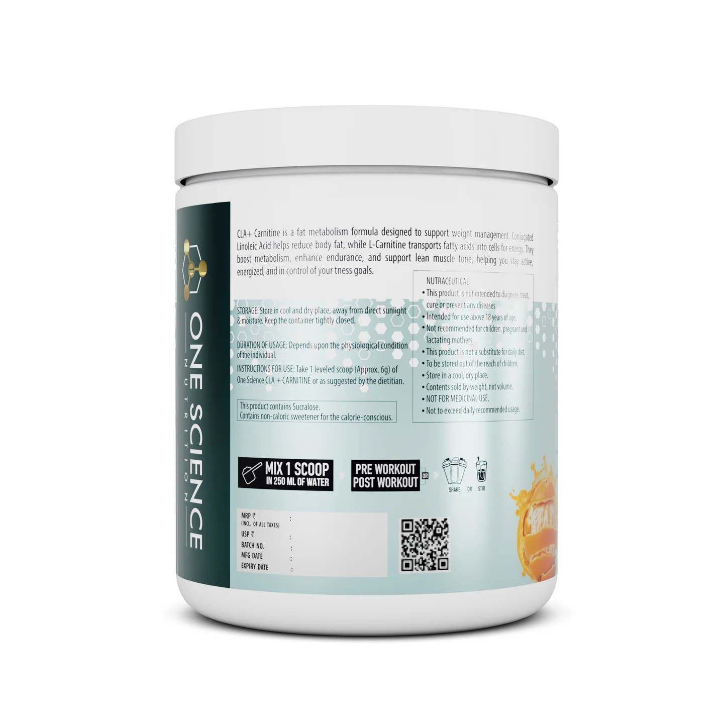 One Science CLA + Carnitine Powder | 30 Servings - Image 3