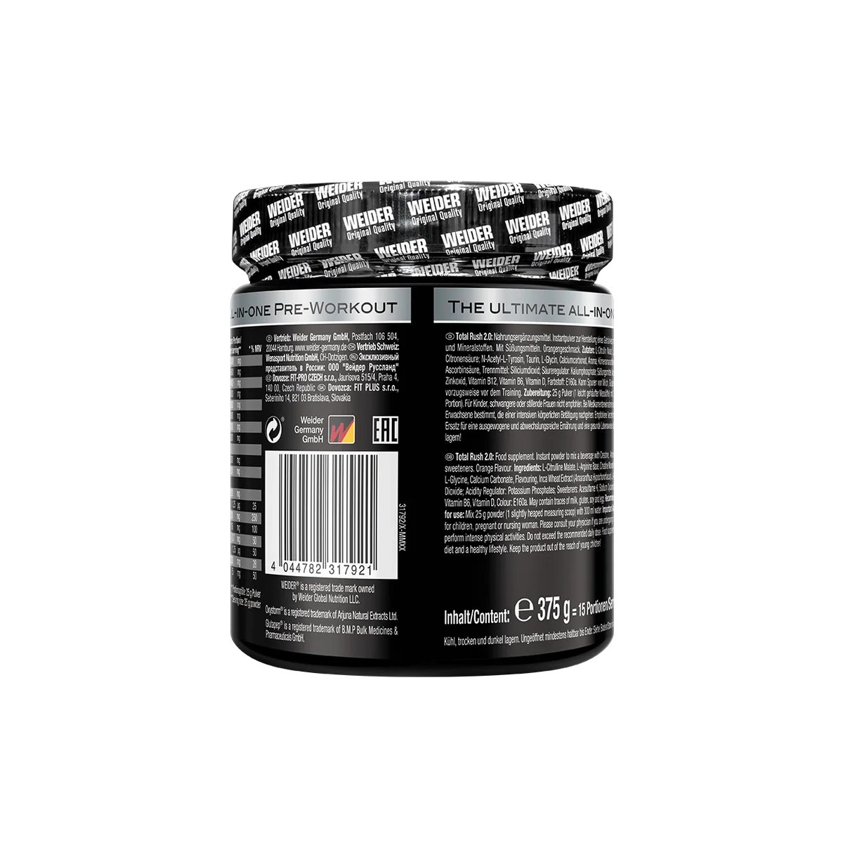 Weider Total Rush 2.0 Pre-Workout | Made in Germany - Image 3