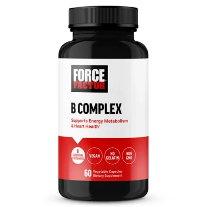 Force Factor B Complex | 60 Vegetable Capsules | Made in USA