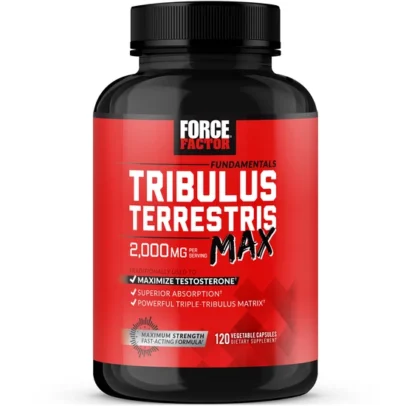 Force Factor | Fundamentals | Tribulus Terrestris Max | 120 Vegetable Capsules | Made in USA